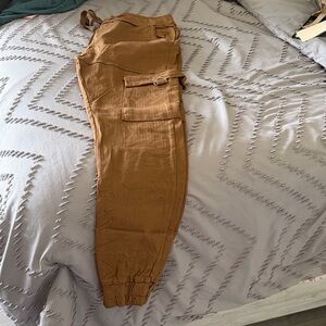 Stylish Brown Cargo Pants for Women